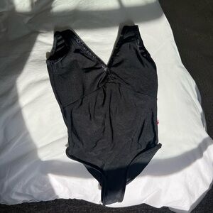 All Black, Yumiko Alisha with Velvet Trim XS